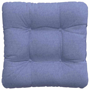 Cuscini per Seduta 4 pcs Blu jeans 40 x 40 x 12 cm Tessuto 42015074