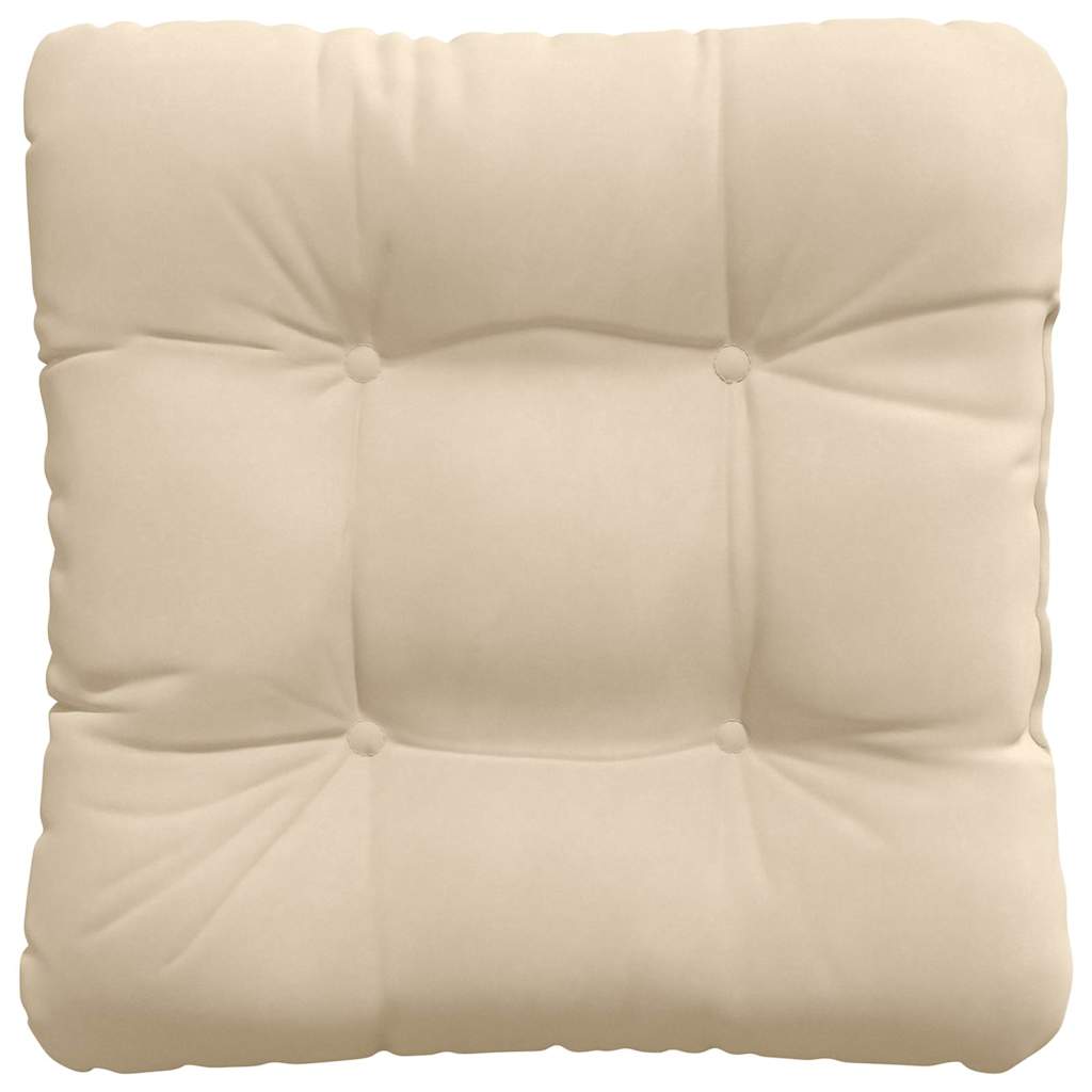 Cuscini per Seduta 4 pcs Crema 40 x 40 cm Tessuto in Microfibra 42015093