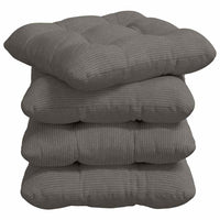 Cuscini per Seduta 4 pcs Grigio chiaro 40 x 40 cm 42015095
