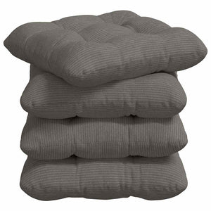 Cuscini per Seduta 4 pcs Grigio chiaro 40 x 40 cm 42015095