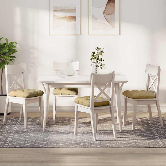 Cuscini per Seduta 4 pcs Grigio Verde 40 x 40 cm 42015099