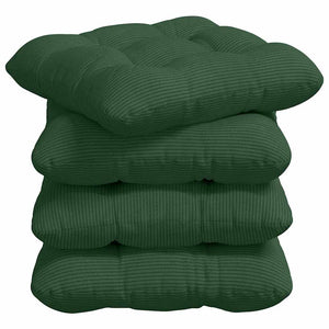 Cuscini per Seduta 4 pcs Verde Scuro 40 x 40 cm 42015100