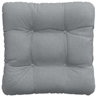 Cuscini per Seduta 4 pcs Grigio chiaro 45 x 45 x 12 cm Tessuto 42015103