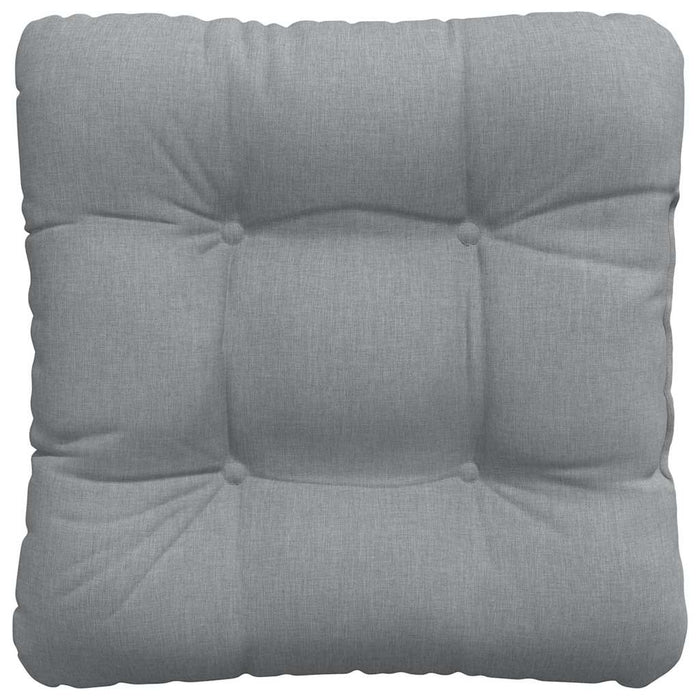 Cuscini per Seduta 4 pcs Grigio chiaro 45 x 45 x 12 cm Tessuto 42015103