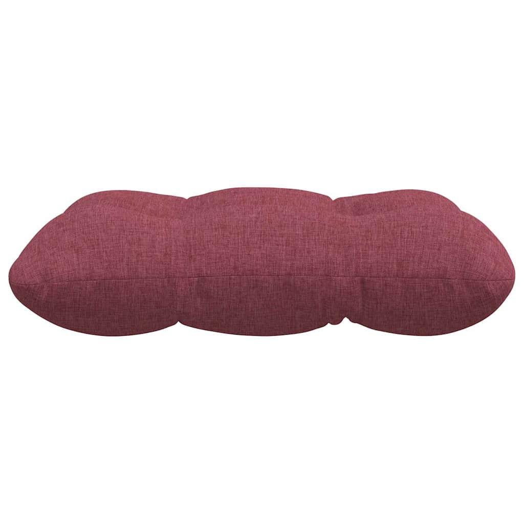 Cuscini per Seduta 4 pcs Rosso Vino 45 x 45 x 12 cm Tessuto 42015106