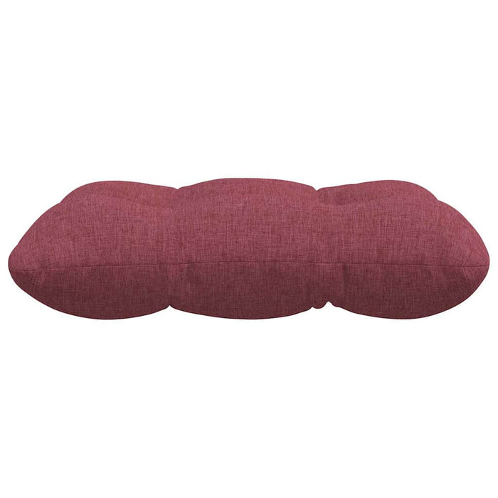 Cuscini per Seduta 4 pcs Rosso Vino 45 x 45 x 12 cm Tessuto 42015106