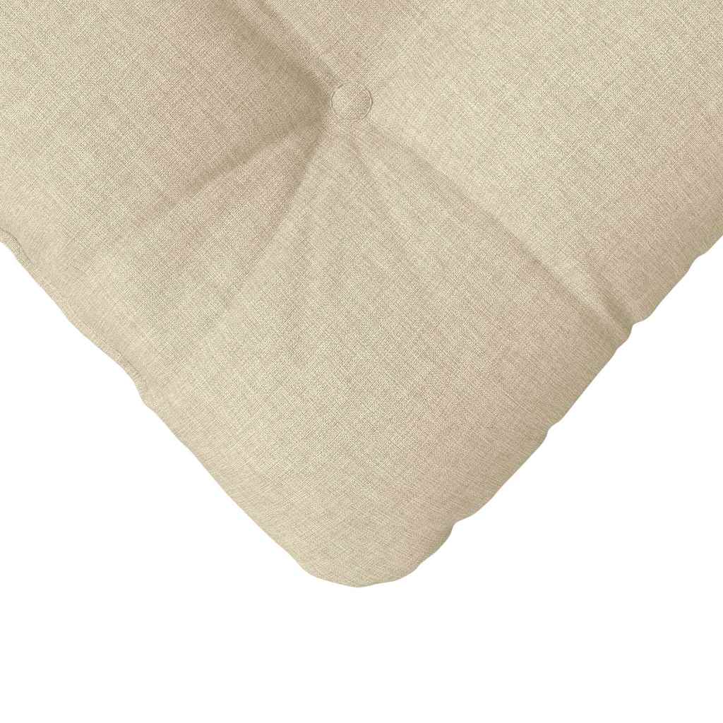 Cuscini per Seduta 4 pcs Crema 45 x 45 x 12 cm Tessuto 42015110