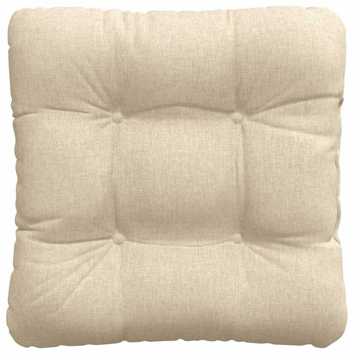 Cuscini per Seduta 4 pcs Crema 45 x 45 x 12 cm Tessuto 42015110
