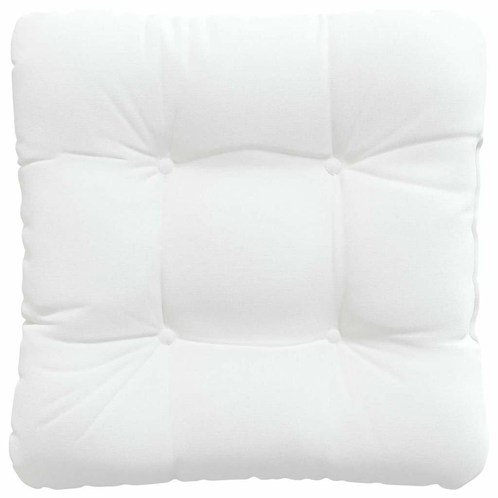 Cuscini per Seduta 4 pcs Bianco 45 x 45 x 12 cm Tessuto 42015114