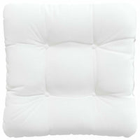 Cuscini per Seduta 4 pcs Bianco 45 x 45 x 12 cm Tessuto 42015114