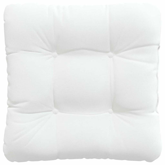 Cuscini per Seduta 4 pcs Bianco 45 x 45 x 12 cm Tessuto 42015114