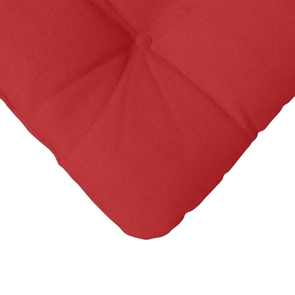 Cuscini per Seduta 4 pcs Rosso 45 x 45 x 12 cm Tessuto 42015115