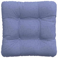 Cuscini per Seduta 4 pcs Blu jeans 45 x 45 x 12 cm Tessuto 42015117