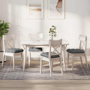 Cuscini per Seduta 4 pcs Grigio scuro 45 x 45 cm 42015134