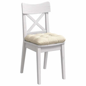 Cuscini per Seduta 4 pcs Crema 45 x 45 cm Tessuto in Cords 42015140