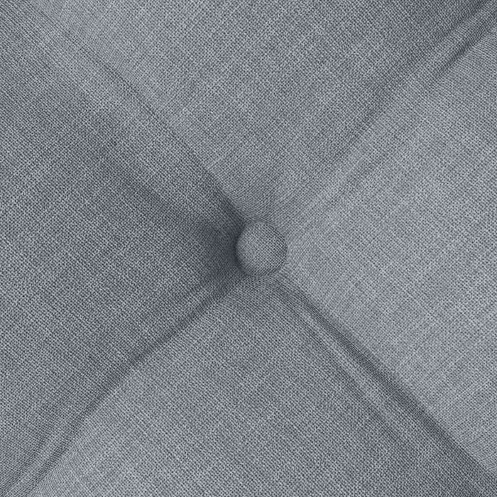 Cuscini per Seduta 2 pcs Grigio chiaro 40 x 40 x 6 cm Tessuto 42015146