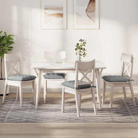 Cuscini per Seduta 2 pcs Grigio chiaro 40 x 40 x 6 cm Tessuto 42015146