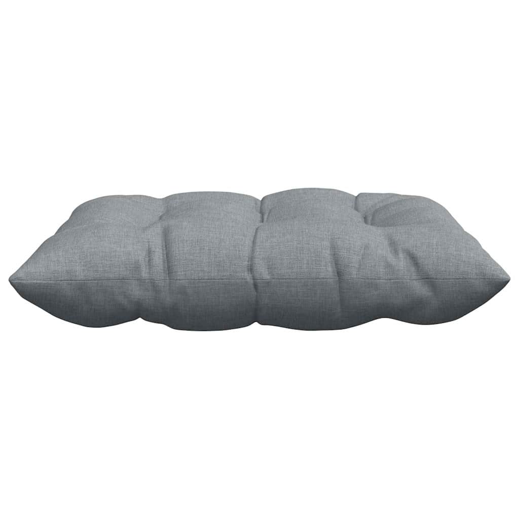 Cuscini per Seduta 2 pcs Grigio chiaro 40 x 40 x 6 cm Tessuto 42015146