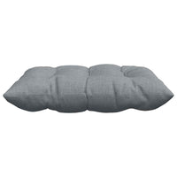 Cuscini per Seduta 2 pcs Grigio chiaro 40 x 40 x 6 cm Tessuto 42015146