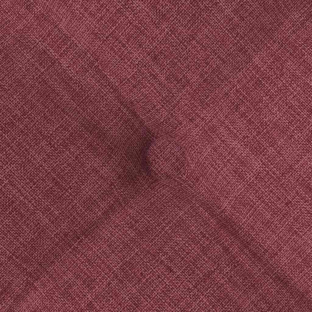 Cuscini per Seduta 2 pcs Rosso Vino 40 x 40 x 6 cm Tessuto 42015149