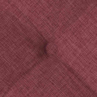 Cuscini per Seduta 2 pcs Rosso Vino 40 x 40 x 6 cm Tessuto 42015149