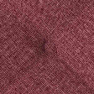 Cuscini per Seduta 2 pcs Rosso Vino 40 x 40 x 6 cm Tessuto 42015149