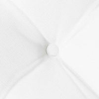 Cuscini per Seduta 2 pcs Bianco 40 x 40 x 6 cm Tessuto 42015157