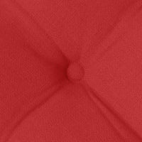 Cuscini per Seduta 2 pcs Rosso 40 x 40 x 6 cm Tessuto 42015158