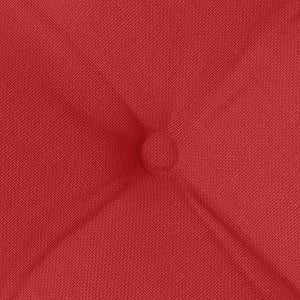 Cuscini per Seduta 2 pcs Rosso 40 x 40 x 6 cm Tessuto 42015158