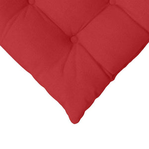 Cuscini per Seduta 2 pcs Rosso 40 x 40 x 6 cm Tessuto 42015158