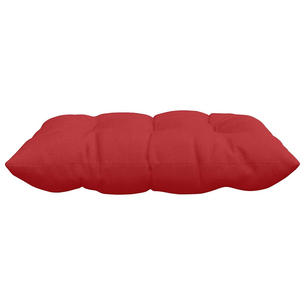 Cuscini per Seduta 2 pcs Rosso 40 x 40 x 6 cm Tessuto 42015158