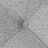 Cuscini per Seduta 2 pcs Grigio Nuvola 40 x 40 x 6 cm Tessuto 42015159