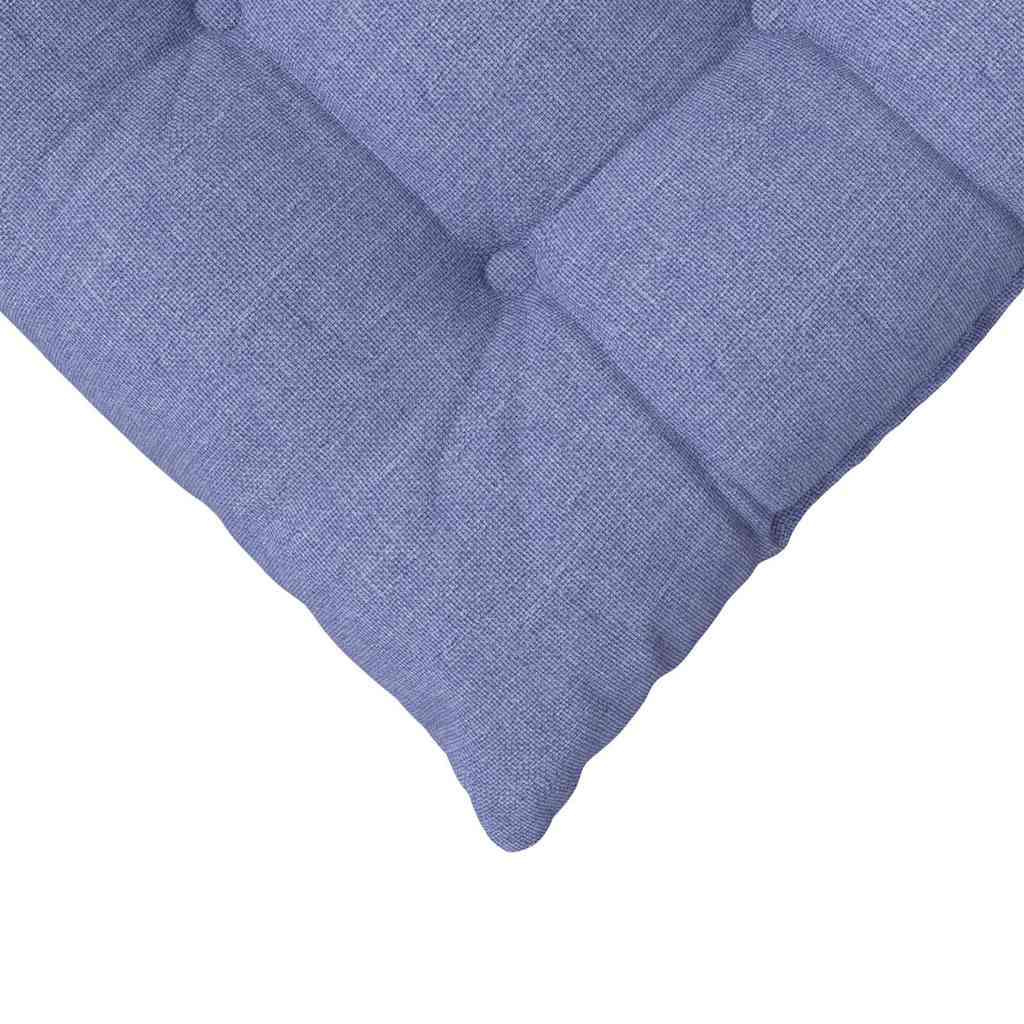 Cuscini per Seduta 2 pcs Blu jeans 40 x 40 x 6 cm Tessuto 42015160