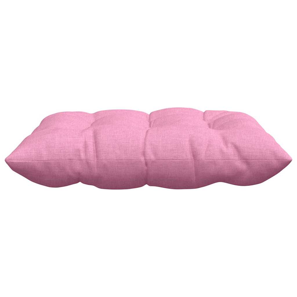 Cuscini per Seduta 2 pcs Rosa 40 x 40 x 6 cm Tessuto 42015161