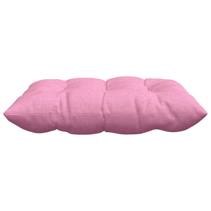 Cuscini per Seduta 2 pcs Rosa 40 x 40 x 6 cm Tessuto 42015161