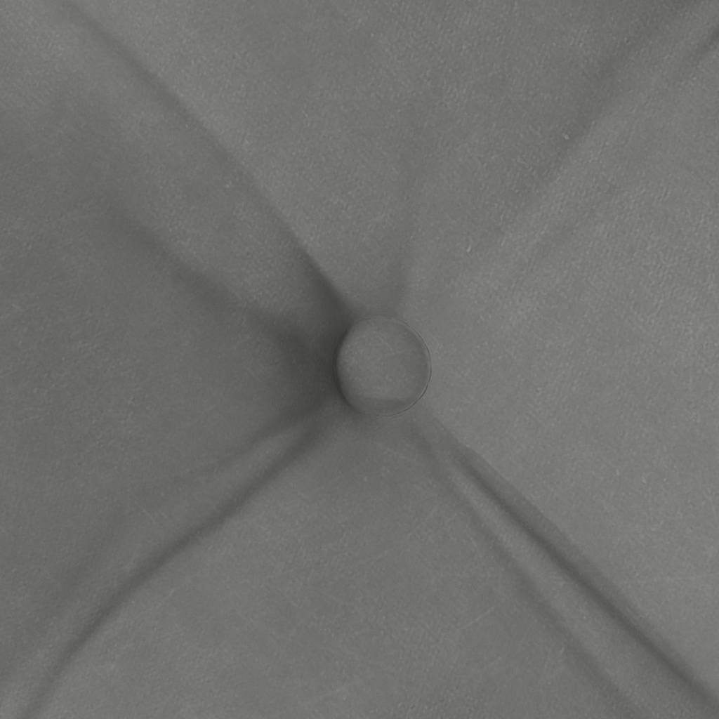 Cuscini per Seduta 4 pcs Grigio scuro 40 x 40 x 6 cm Microfibra 42015177