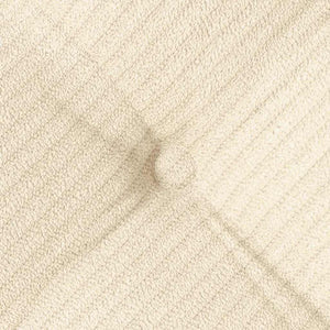 Cuscini per Seduta 4 pcs Crema 40 x 40 x 6 cm Tessuto in Cords 42015183