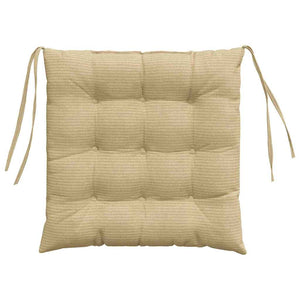 Cuscini per Seduta 4 pcs Grigio Verde 40 x 40 x 6 cm 42015185