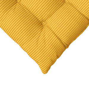 Cuscini per Seduta 4 pcs Giallo Chiaro 40 x 40 x 6 cm 42015187