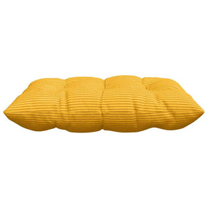 Cuscini per Seduta 4 pcs Giallo Chiaro 40 x 40 x 6 cm 42015187