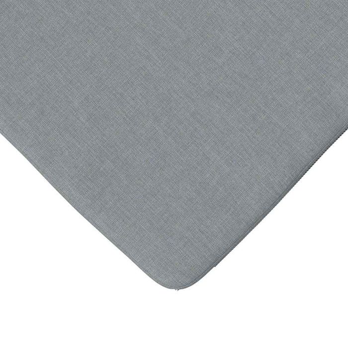 Cuscini per Seduta 4 pcs Grigio chiaro 40 x 40 x 3 cm Tessuto 42015189