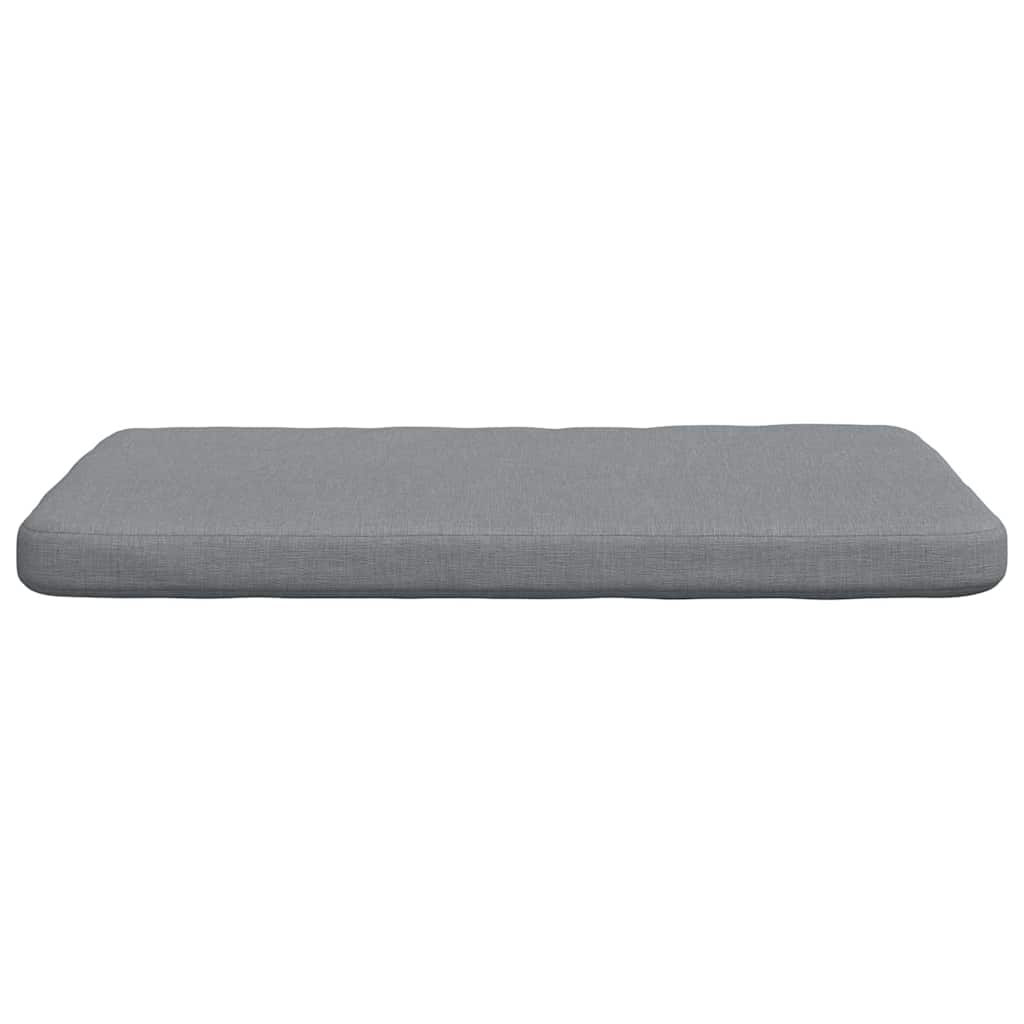 Cuscini per Seduta 4 pcs Grigio chiaro 40 x 40 x 3 cm Tessuto 42015189