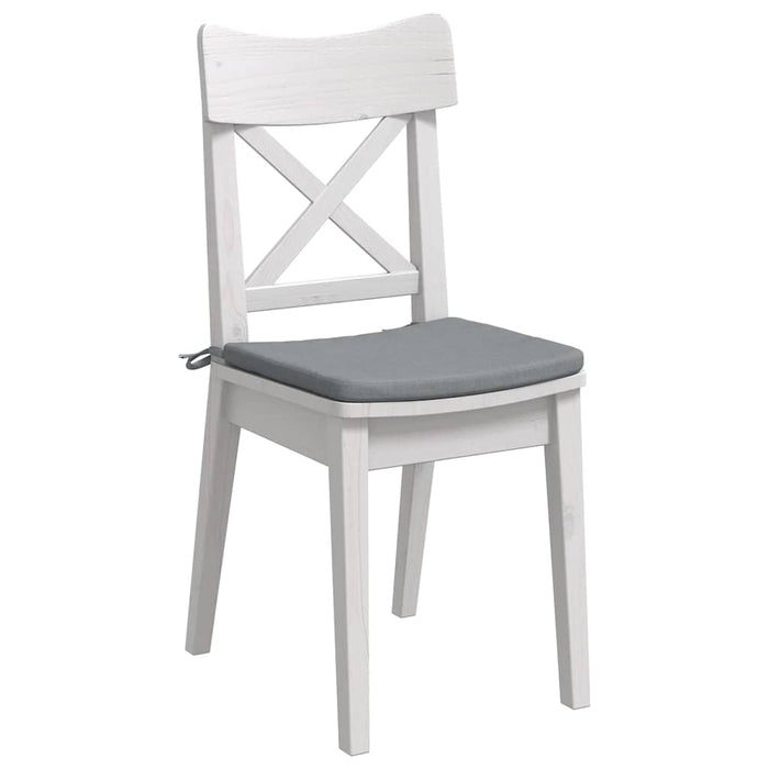 Cuscini per Seduta 4 pcs Grigio chiaro 40 x 40 x 3 cm Tessuto 42015189