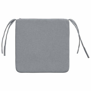 Cuscini per Seduta 4 pcs Grigio chiaro 40 x 40 x 3 cm Tessuto 42015189