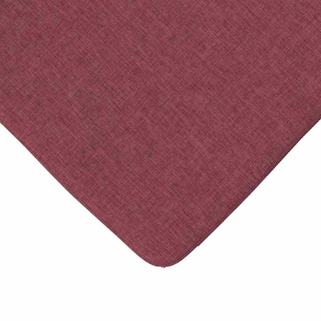 Cuscini per Seduta 4 pcs Rosso Vino 40 x 40 x 3 cm Tessuto 42015192
