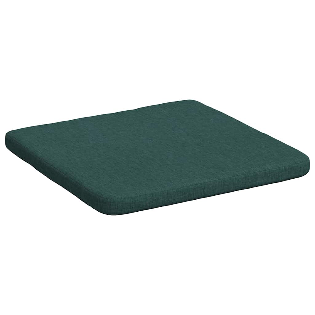 Cuscini per Seduta 4 pcs Verde Scuro 40 x 40 x 3 cm Tessuto 42015194