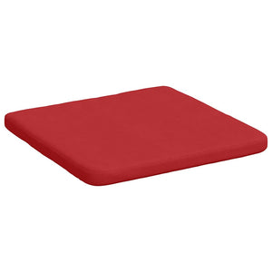 Cuscini per Seduta 4 pcs Rosso 40 x 40 x 3 cm Tessuto 42015201