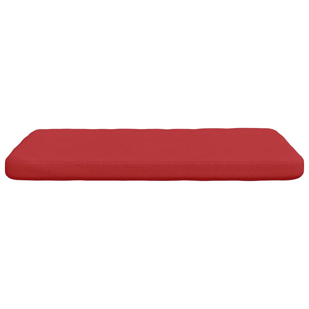 Cuscini per Seduta 4 pcs Rosso 40 x 40 x 3 cm Tessuto 42015201