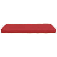 Cuscini per Seduta 4 pcs Rosso 40 x 40 x 3 cm Tessuto 42015201