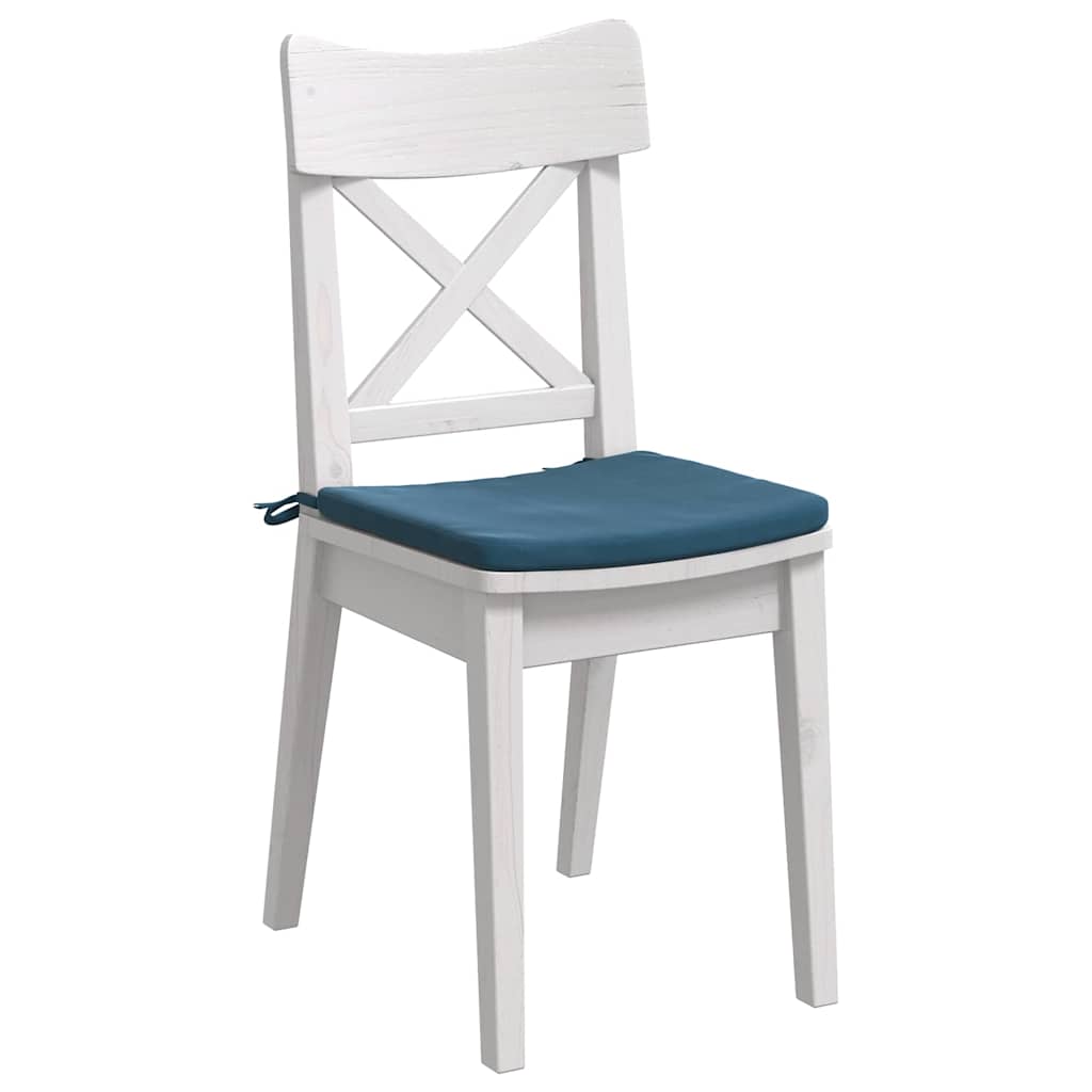 Cuscini per Seduta 4 pcs Blu 40 x 40 x 3 cm Velluto 42015205